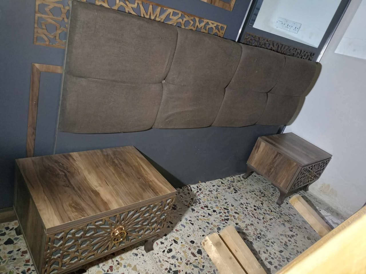 غرفة تركي 🇹🇷 مستخدام 5قطع  ✨✨
نضافه 90 💯
نظام سلايت 💖
السعر 400💖💸
مع شد🪛 ونقل 🚚  مجاني  داخل بغداد  محافظات بكروه


**إذا كنت صاحب هذا الإعلان وتريد حذفه لأي سبب، رجاءا أرسل رسالة إلى الدعم الفني**