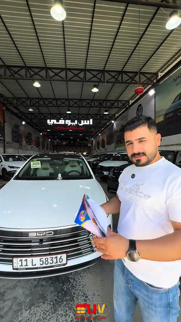 بي واي دي دستروير موديل 2025 🚗🔥 لمعرفة الأسعار اكتب "دستروير" في التعليقات💫 😁 لمعرفة أسعار وتحديثات السيارات يومياً قوموا بمتابعة قناتنا على واتس اب!!: https://whatsapp.com/channel/0029VbCFD3UEgGfSYKrGN70q . للمزيد من التفاصيل الاتصال على الارقام ‏🙋‍♂️☎️ *********** 📞 *********** ‎ . ‏‎العنوان📍 الفرع الأول : زيونة - مقابل ملعب الشعب - مجاور محطة وقود المثنى⛽️ استخدم Waze للقيادة إلى شارع مثنى الشيباني, Baghdad - زيونة: https://waze.com/ul/hsvzte4qx1 . 📍 الفرع الثاني : المنصور _ حي الاندلس _ شارع دور السود استخدم Waze للقيادة إلى Baghdad - المنصور: https://waze.com/ul/hsvzt8f8zb See less
