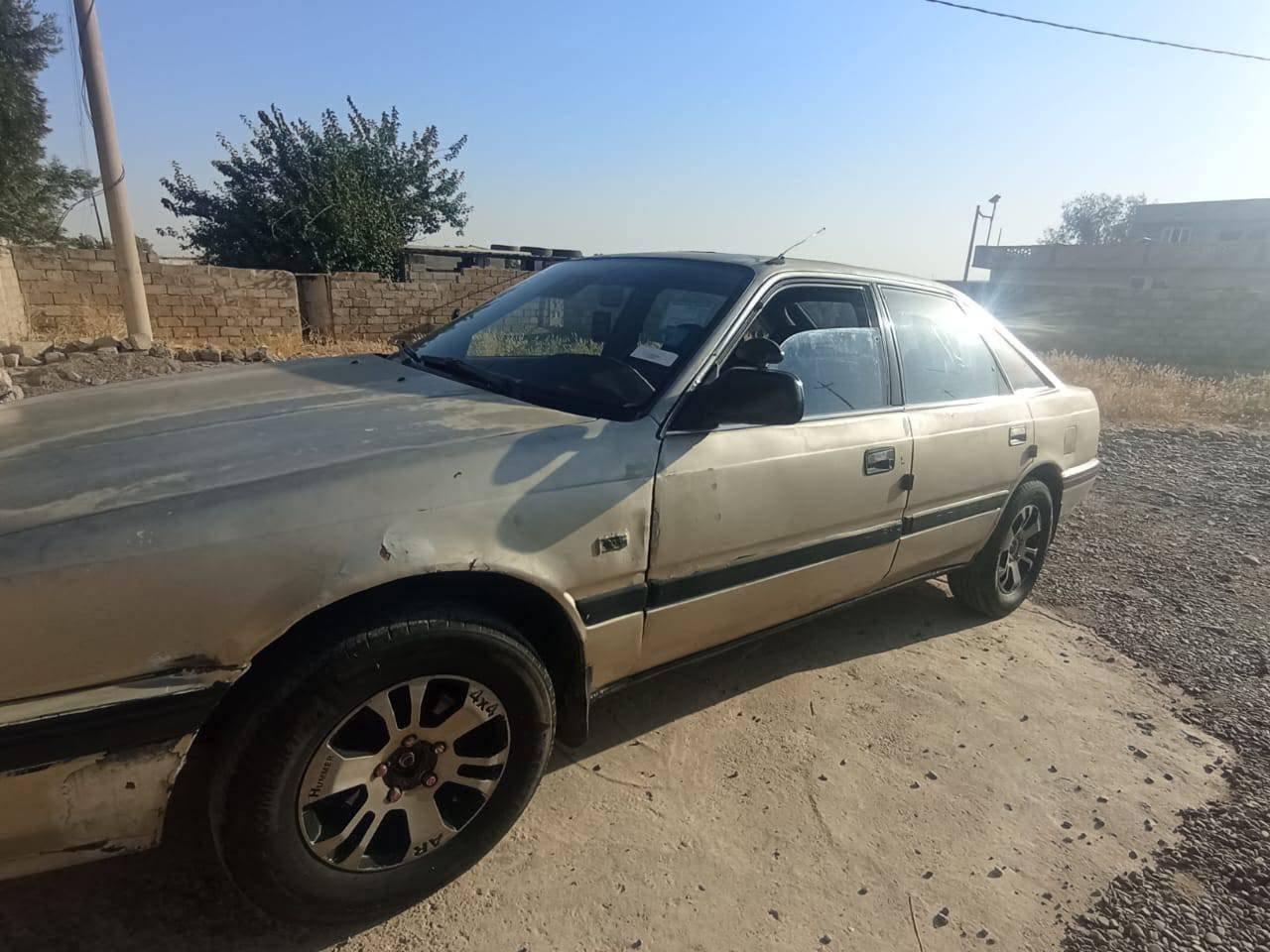 مازدا 626جنطه 
گير اوتوماتيك
 محرك 12بخ بي بداية صرف 
جامات كهرب ويل كب 
رقم الماني كركوك  شرط التحويل 
أو الوكاله من الوكيل 
بيها كوبون كركوك 
سياره وضع شركه بلاضرر خلاص 
   (26)$وبيها مجال 
 ***********
 ***********
