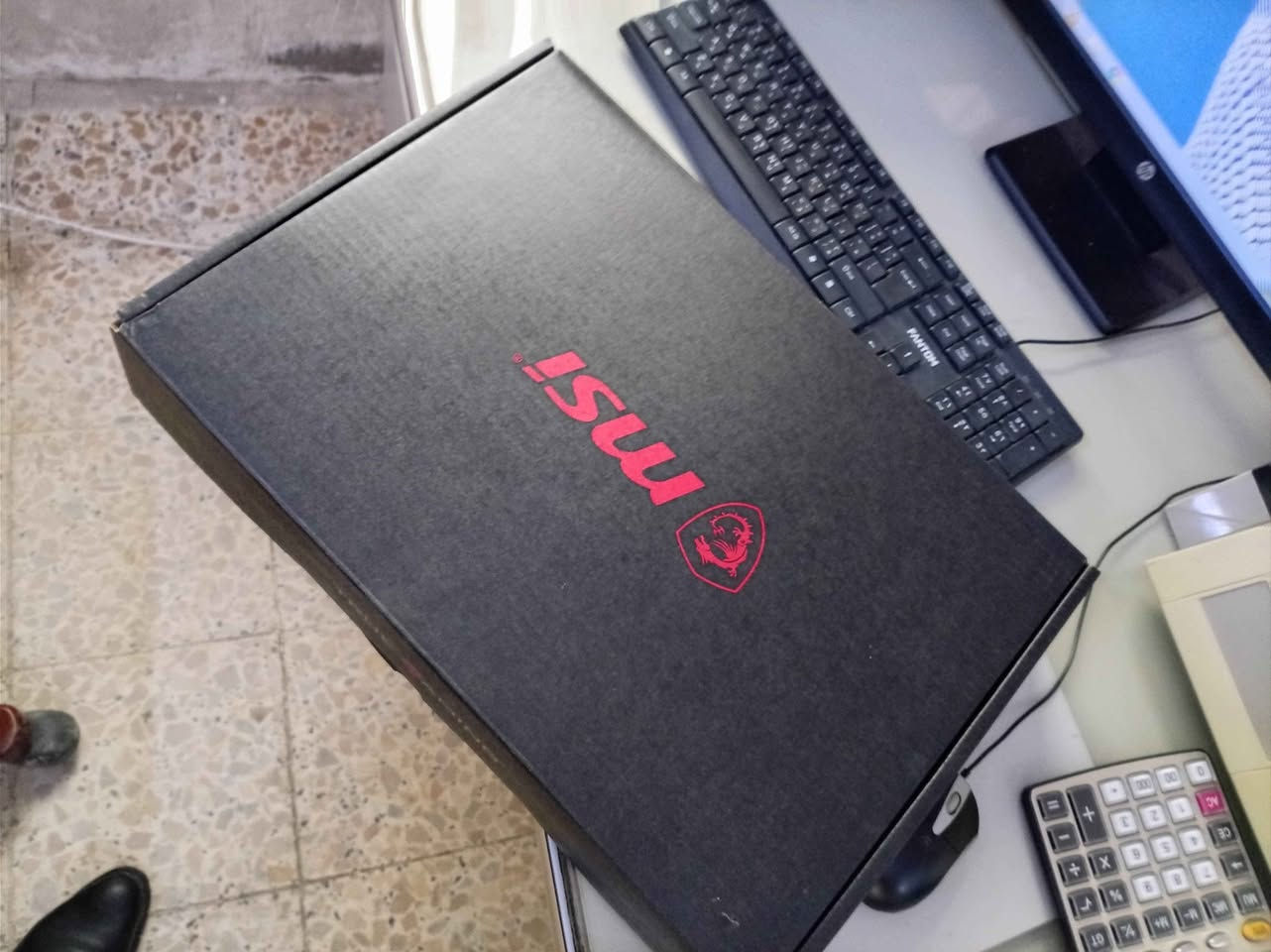 Laptop used 
Gf63 10sc Msi
Monitor: 15 6" FHD (1920*1080) IPS-60Hz
Cpu intel core i5 10500H 10th Gen (2.5 GHz up 4.5 GHz, Cache 12M),
Hard ssd 1Tb NVMe PCle
Gpu 1650 Max-Q 4GB
Ram 16 gb 3200mhz  (2 Slot, Max 32GB) VGA. 
Windows 11 pro 64bit
Weight. 1.86 kg
K.B English, Arabic Single backlight
Battery cells 52W
Color Black

اخذتها للدراسة مستعملة شي كلش بسيط  مخصصة للبرامج الهندسية اوتوكاد و3dmax والذكاء الاصطناعي وحتى الالعاب  سعرها 975 وبيها مجال بسيط رقمي 
*********** بغداد, العراق
