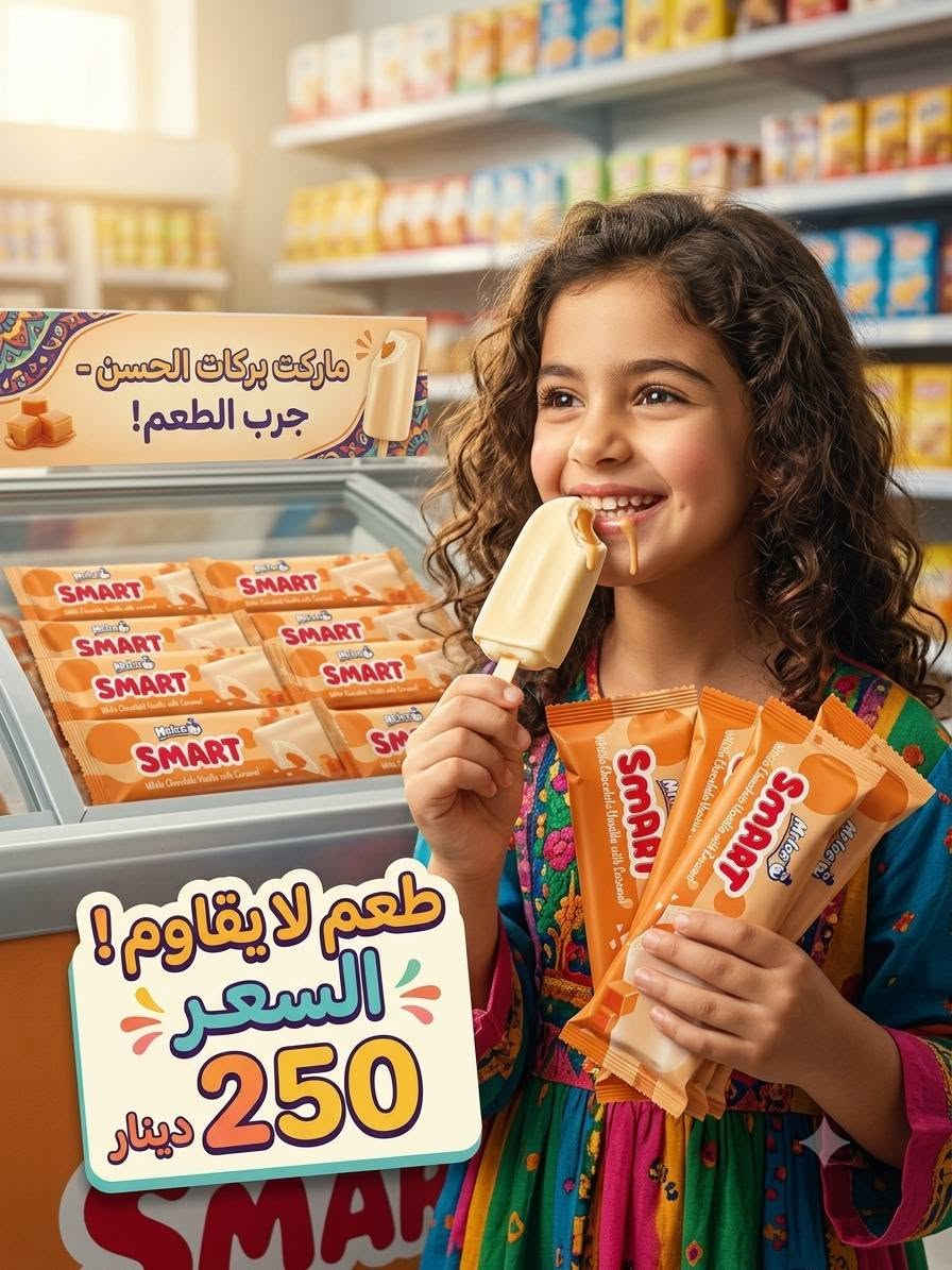 ماركت بركات الحسن 
توفر جميع انواع الآيس كريم 😋🤩 
العنوان مجمع الدوح الشارع العام الحولي نزلة ابن يقطين 
التوصيل مجاني داخل المجمع 
للاستفسار الاتصال او المراسلة 
***********
***********
