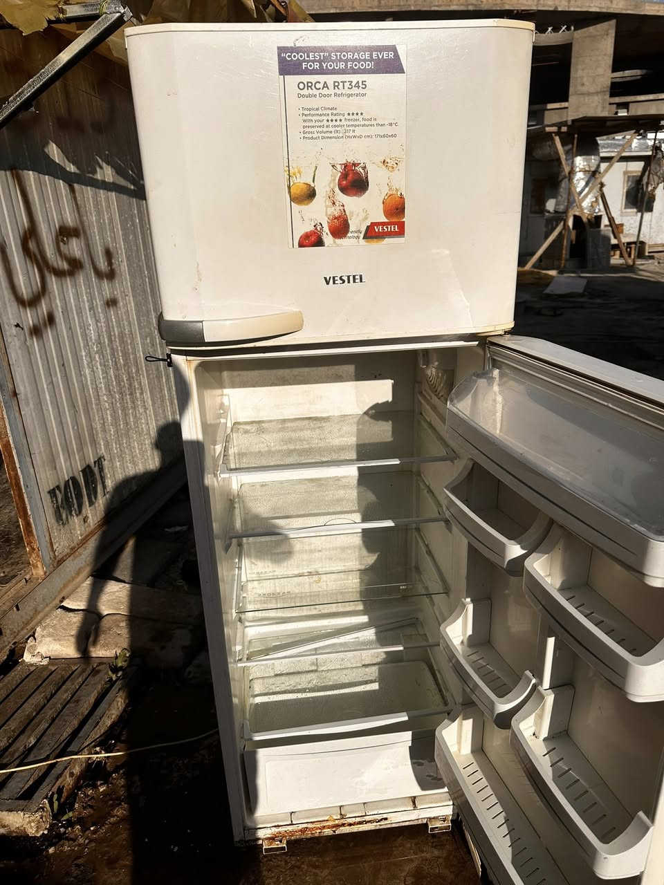 ORCA RT345 موديل Vestelثلاجة
سعة 317 لتر - بابين (فريزر علوي)
بعمل بشكل ممتاز والتبريد قوي
الحجم مناسب للبيت والعائلة
نظيف وبحالة جيدة
سبب البيع: عدم الحاجة
السعر 200000 الف دينار عراقي وبيه مجال للجادين المكان الحرية يم مستشفى الشرق الاوسط


**إذا كنت صاحب هذا الإعلان وتريد حذفه لأي سبب، رجاءا أرسل رسالة إلى الدعم الفني**