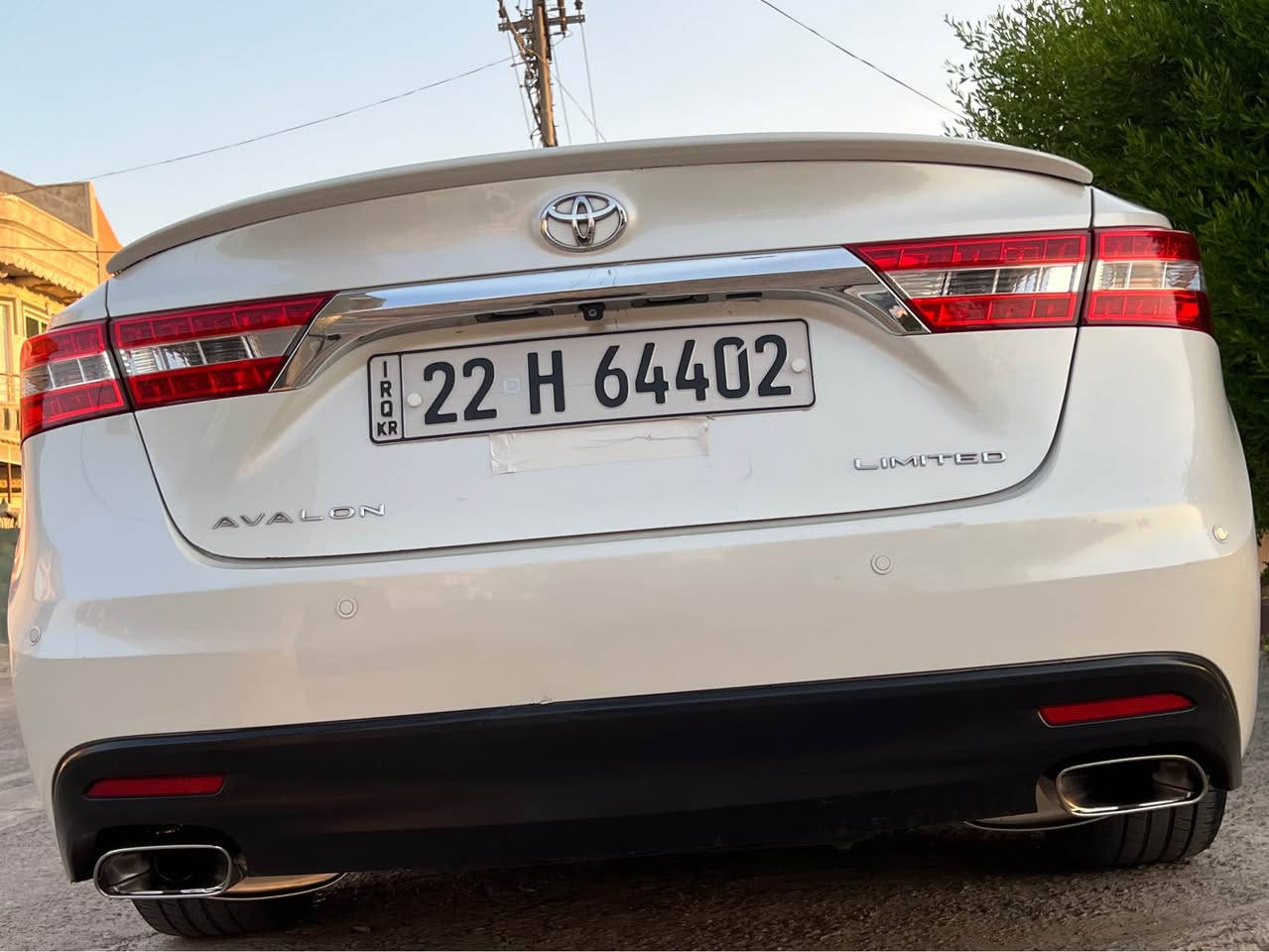 تويتا AVALON خةليجي 2013 بريم 4 حاسةي دةرجة 1 فول فول مواسةفاتة شاشة گةورة ٣ مؤدي ليخورين ECO NORMAL SPORT  سةماحةي jbl كوشين خةزن ئاوينة ئؤتؤ ئاوينة هيتةر ٤ جامatu بي سبوخة بي ليدرانة تةنها ٢ جي تةحديلة لةگةل ١ كارتي بجوك مةكينة گير دةنگي ديجيتةل هةمووي بةشةرتة تازة روني گير و مةكينةي گؤراوة يةك دينار مةسروفي تيدا نية رةقةم كورةك تاخراية تةنها وةتسئاپ كراوةية ***********
رةقةم و سةنةوي هةزةي هةمووي نوية هةتا ئاخيري 2030 أربيل, العراق
