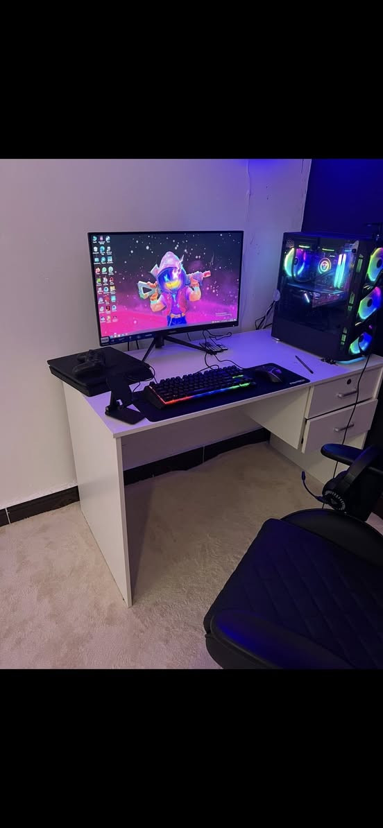 السلام عليكم تجميعة كاملة مع شاشة ماوس كيبورد AMD Ryzen 5 5500 &les
155 x 1

ASUS Prime B450M-A/CSM AM4 Jo. jis

85 x 1

ASUS Dual 2060 EVO OC

12GB

350 x 1

Lexar 8GB DDR4 3200 رام

35 x 2

EVGA 600W 80 PLUS / باور سبلاي

55 x 1

500g hhd sjlo

20 x 1

ADDLINK HARD SSD 120G 2.5 SATA III هارد

6GB/S

24 x 1

XIGMATEK CASE LamiyalATX كيس

,USB3.0*1+USB2.0*2,Front&left

TG,4P

70 x 1

xigmatek PTI-G3606-thermal paste vexec

شاشة من فلبس 65h 

مليون و٣٠٠

البصرة
***********
