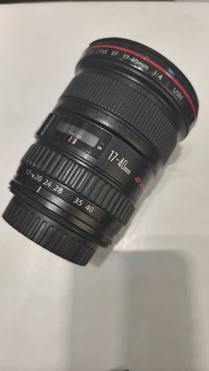 للبيع عدسة Canon 17-40mm f/4L
العدسة بحالة ممتازة، نظيفة وتعمل بكفاءة عالية، بدون أي مشاكل. مناسبة لتصوير الطبيعة والسفر والتصوير الواسع.

السعر: (600)
للتواصل: (***********)
