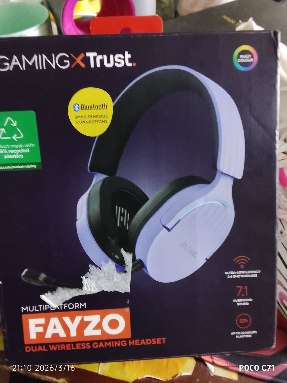 سماعه Trust Gaming
سماعه محيطية RGB بسعر جدآ مناسب مدة الشحن 22 ساعة سعر 30


**إذا كنت صاحب هذا الإعلان وتريد حذفه لأي سبب، رجاءا أرسل رسالة إلى الدعم الفني**