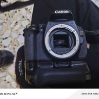كامره كانون 600D فول فريم للبيع سعر 225 وبيه مجال عنواني بلديات  رقم 0...