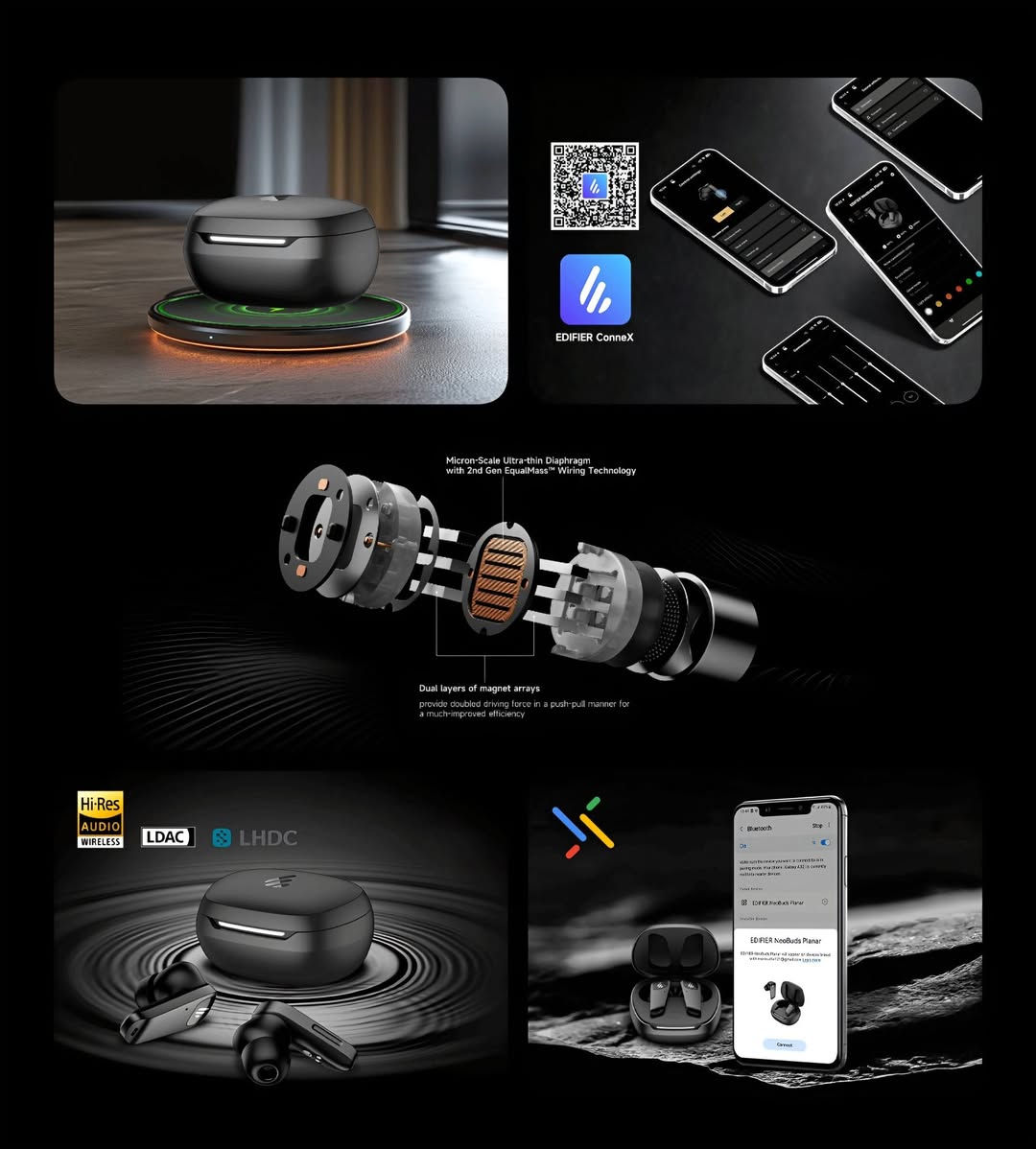 #سماعات Edifier NeoBuds Planar 🎧

✨ صوت احترافي
بتقنية Planar Magnetic Drivers
نقاء عالي وتفاصيل دقيقة بمستوى مختلف 🎶

⚡ تدعم Snapdragon Sound // aptX Lossless // LDAC // LHDC
🔇 عزل ضوضاء Adaptive ANC

🎤 نظام 6 مايكات + AI
مكالمات واضحة حتى بالأماكن المزدحمة 📞

📡 اتصال Bluetooth 5.4 مع Multipoint
🔋 بطارية حتى 30 ساعة مع العلبة
⚡ شحن سريع + لاسلكي
💧 مقاومة ماء وغبار IP55

🎮 وضع ألعاب بزمن تأخير منخفض

✨ خيار مثالي لعشاق الصوت النقي

للحجز والاستفسار خـاص…📩


**إذا كنت صاحب هذا الإعلان وتريد حذفه لأي سبب، رجاءا أرسل رسالة إلى الدعم الفني**