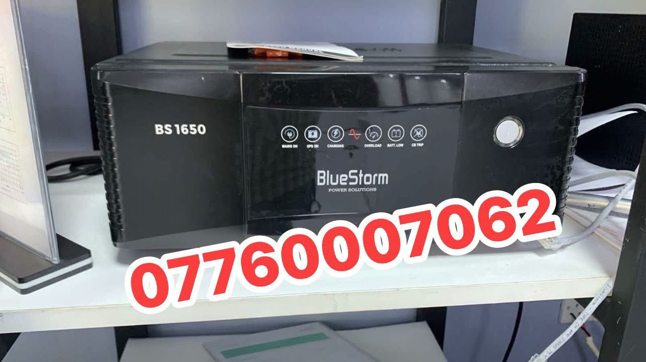 💥 وصل أقوى عاكسات Blue Storm الأصلية! 💥
⚡ ✅ ضمان حقيقي 6 أشهر على جميع الموديلات

💎 الموديلات المتوفرة:
 • 725VA – 12V نظام بطارية 1 (2.5A)
 • 950VA – 12V نظام بطارية 1 (3.5A)
 • 1125VA – 12V نظام بطارية 1 (4A)
 • 1650VA – 24V نظام بطارية 2 (5.5A)
 • 3200VA – 36V نظام بطارية 3 (11.5A)
 • 3700VA – 48V نظام بطارية 4 (13A)
 • 5200VA – 48V نظام بطارية 4 (18.5A)

⚡ جودة أصلية وأداء ثابت
🚚 توصيل لجميع المحافظات فوراً

📞 للحجز والاستفسار: *********** –
