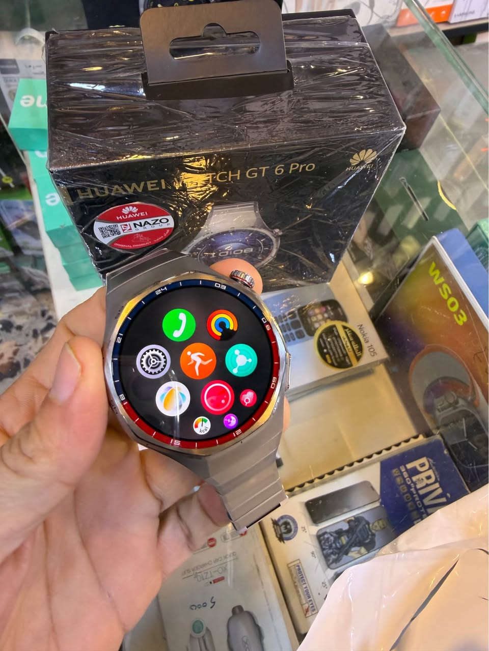 احدث ساعة ذكية من هواوي

Gt 6 pro

نسخة التيتانيوم

استخدام يوم واحد فقط

الملحقات كاملة وغير مفتوحة

السعر 375،000/اسعار ثابتة

الملك سنتر/السيدية

*********** بغداد, العراق

