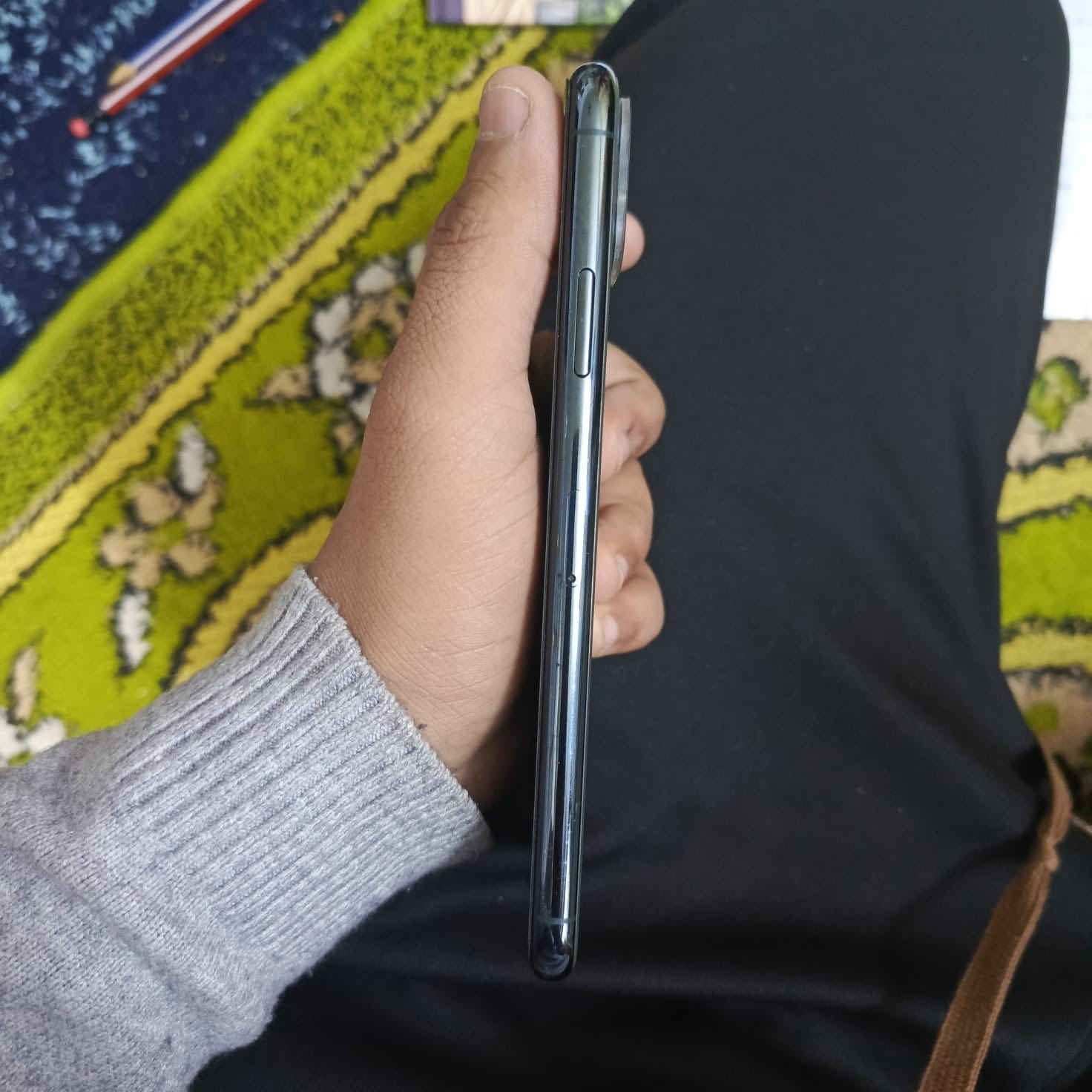 سلام عليكم ايفون 11 برو ماكس للبيع جهاز مكفول كلشي ممبدل بي مكفول من الشخط الذاكره 256 والبطاريه 89 الشراي خاص *********** المكان حي اور سبع قصور
