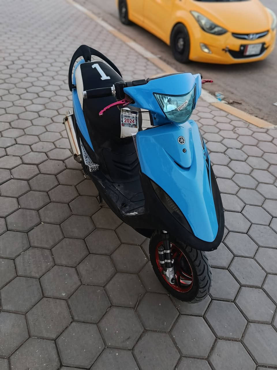 السلام عليكم (ماكس عدلة للبيع او مراوس حسب لقناعة)
بوش وبستم 55 شغالة هندر جاهزة
ويالة صدر امامي يدات بريك قطرة دهن جاملغ خلفي كلة رياضي صالنصة صجمية 
دراجة جاهزة من كلشي 
مكاني ديوانية 
لرقم ***********
لسعر 490 وبيهة مجال
