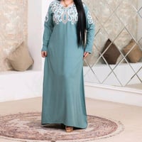 دشداشة نسائي • كشمير مصري • فري سايز 3XL