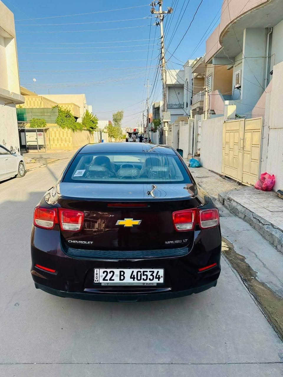 ماليبو 2015 بيه 3 قطع بدون دواخل بدون ايرباك شرط مابيه نقص برغي دفتر بانزين هم بيه كير مكينة بالشرط للبيع او مراوس حسب القناعة *********** كركوك, العراق
