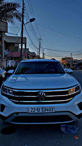 السلام عليكم فولكس-واكن -اطلس موديل (2023)رقم اربيل جديد ماشيه (48)  سياره محرك(2000)تيربو /رادار امامي خلفي تحكم ستيرن قياده ذاتيه كشانات جلد  (7راكب )الايت زينون سياره نظيفه استخدام بيت مكان سياره بغداد الاعلام بسمي 
ملاحظه( ضررر موجود بل منشور)
اتصال /*********** سيد حسن
