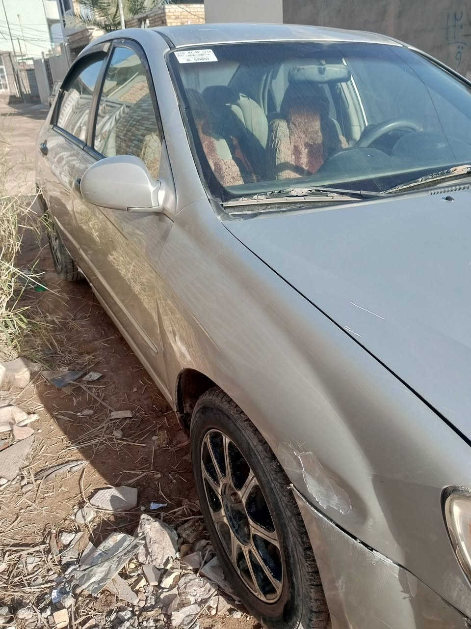 كيه اسبكترا 2004 رقم اربيل القديم مكينة 2000 لا تنقص ولا تبخر حدادية جديدة تبريد بي ليك ضررها بالجنطة ما واصل للحوض 
سعرها 55 ورقه وبيها مجال 
مكانها نجف شارع المطار 
***********
