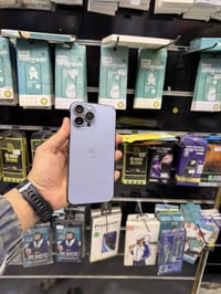 آيفون 13 برو ماكس ذاكرة 256GB البطارية 77%  الجهاز بلادي ووضع شركة، كل...