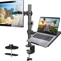 حامل شاشة ولابتوب • شاشة ١٣–٣٢ إنش • لابتوب حتى ١٧ إنش