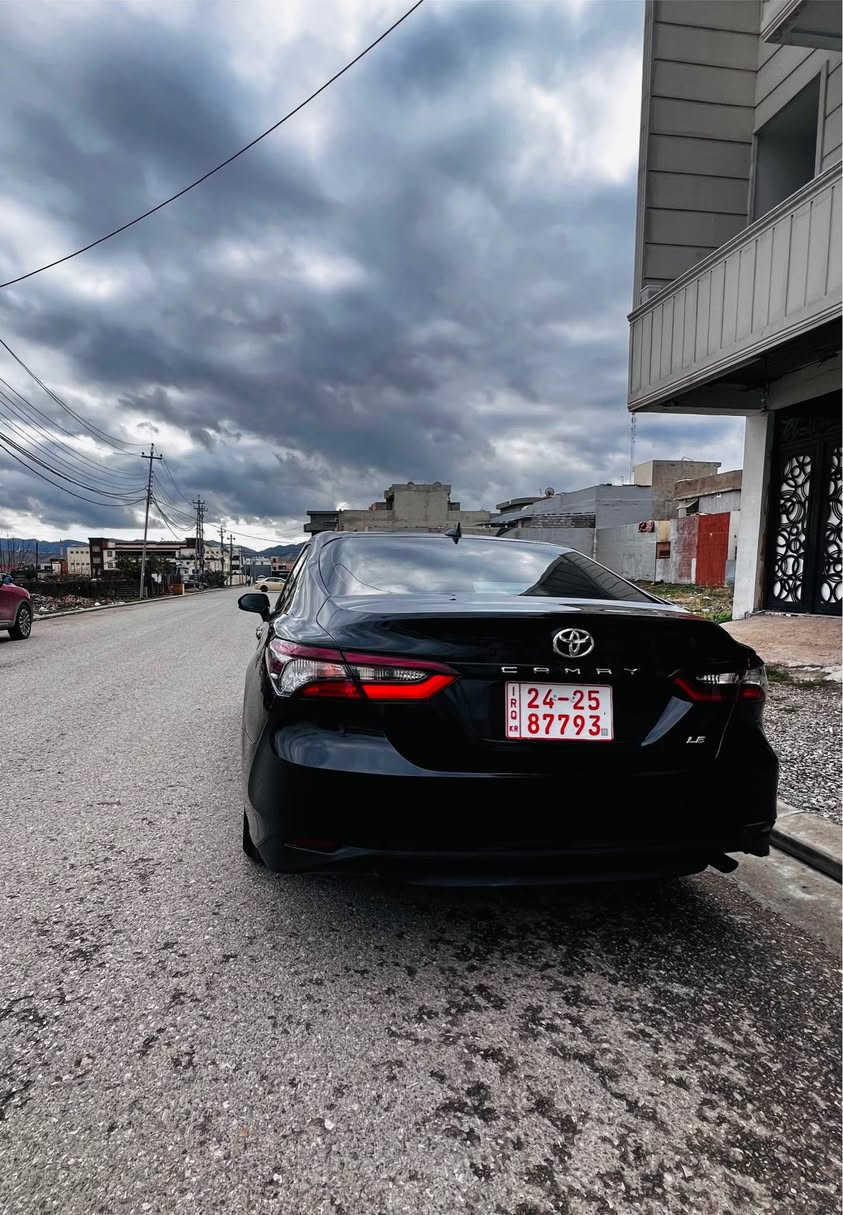 كامري ٢٠٢٤    LE 
دوبارجه سبخ  
هنده ك ملا حزه هه يه 
ره نگي ره ش 
***********
بدون شاصي إرباك ستيرن دشبول سليم
.
. دهوك, العراق
