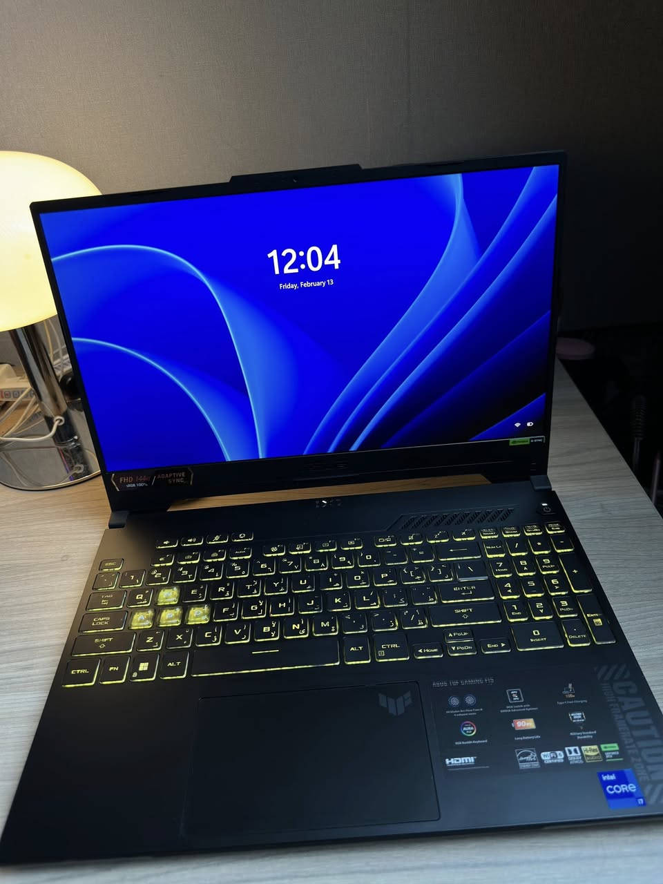 لابتوب ASUs
ASUs tuf gaming f15
مواصفات
شاشة ١٤٤ هرتز
حجم ١٦ 
معالج i7-12700H جيل ١٢ 
رامات 16
هارد ssd 500
كرت الشاشه RTX 4060 
السعر مليون و 200
وبيها مجال بسيط 
لابتوب نضيف استعمال قليل شبه جديد نضافه ١٠٠
للأتصال***********واتساب موجود
