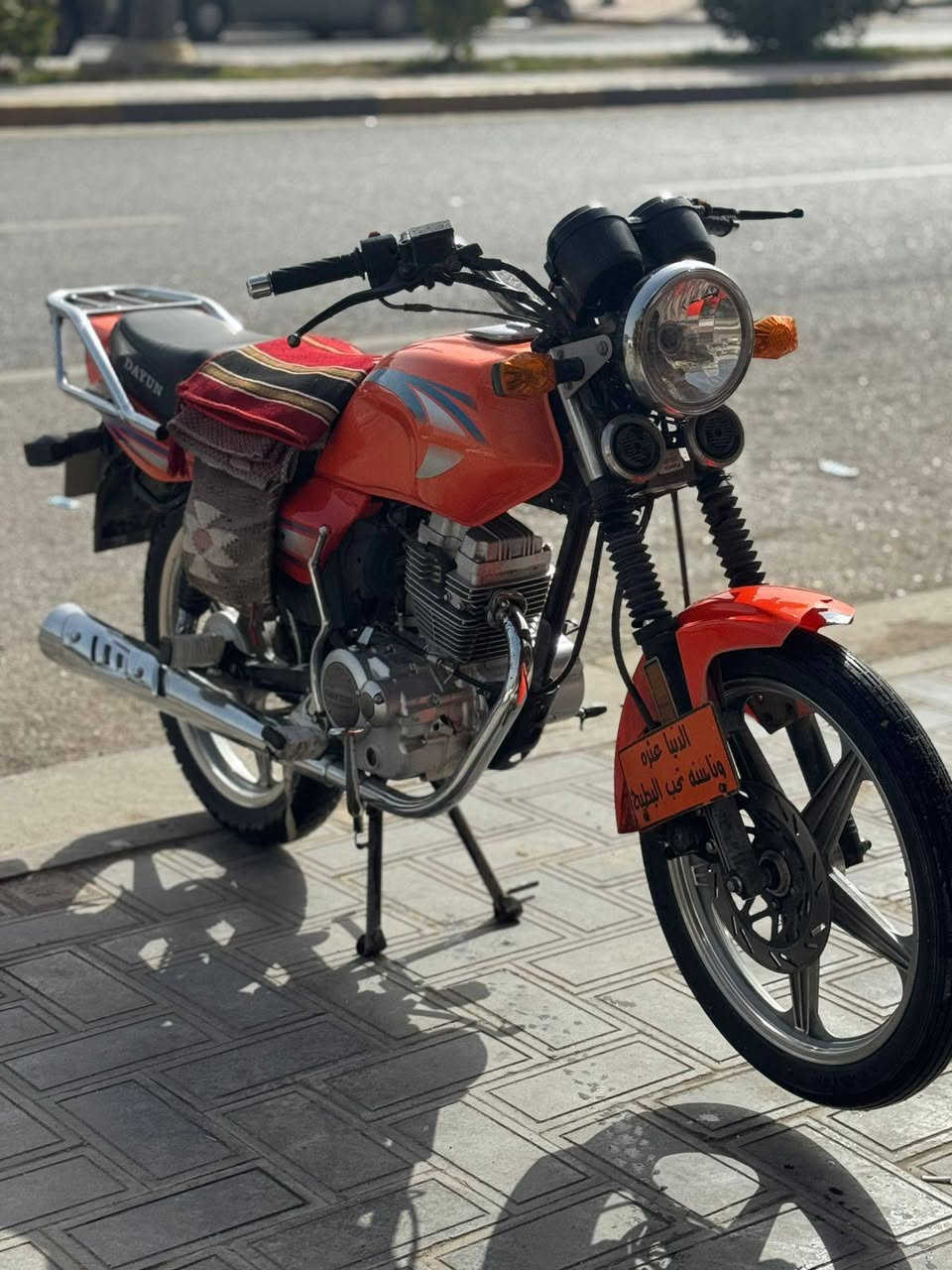 للبيع
سلام عليكم الدراجه بيه نواقص بسيطه الدراجه خير من الله مكاني كربلاء اوراق اصولي المكينه كفاله من التبخير والتنقيص الدراجه موديل  (22طالعه ب23) السعر اتصل عله رقم وبيك خير وتدلل ‏‪0773 282 7801‬‏
