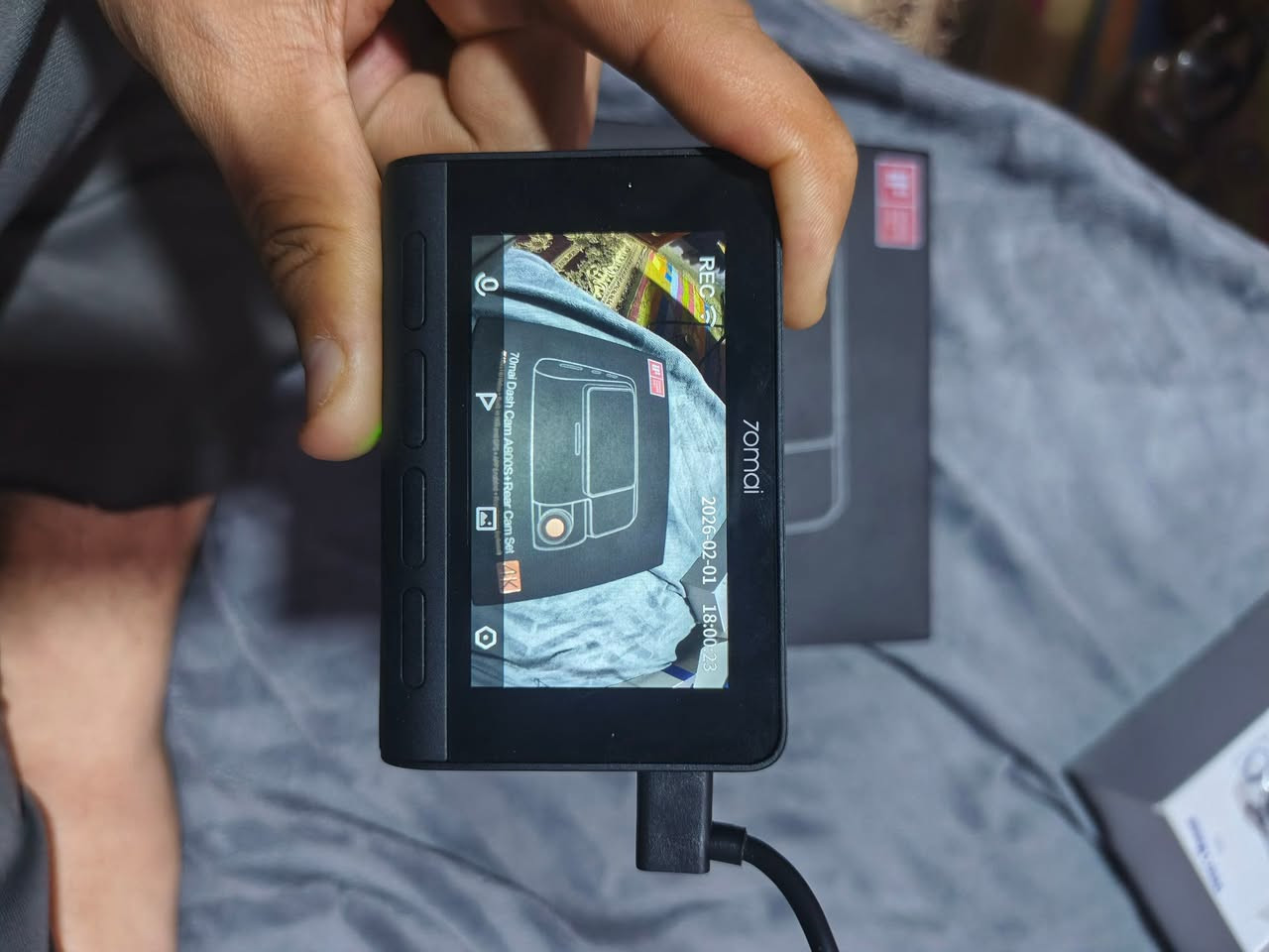 كامرة سيارة نوع 4k عالي الدقة 
السعر ١٣٥


**إذا كنت صاحب هذا الإعلان وتريد حذفه لأي سبب، رجاءا أرسل رسالة إلى الدعم الفني**