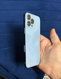 متوفر ايفون 13 برو ماكس  لون بحري نظافه 100% ذاكرة 256 بطاريه 75 تك خط...