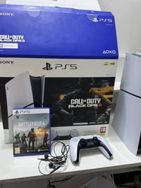 للبيع بلي ستيشن 5 سلم ريجن اوربي كامل الملحقات ذاكرة 1 تيرة مكفول من ج...