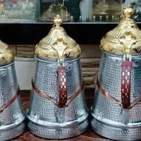 مفواح فافون ثلاثي مختومات دله النخيل  نظيفات جاهزات للاستخدام الإرتفاع...