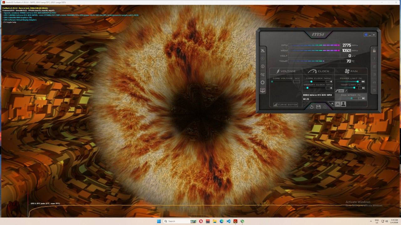 كارت شاشة 4070 super للبيع استخدام فقط العاب والفحص عبر تطبيق furmark مثل ما موضح درجة حرارة ٧٠ بعد ضغط لمدة ١٥ دقيقة على دقة 2k اعلى اعدادات الكرت جدا نضيف وسعرة ب ٧٥٠ وبي مجال مكاني الزعفرانية ماعندي توصيل واذا تحب تفحص الكرت يمي عله تجميعتي سواء بتطبيق furmark او بل العاب هم ماعندي اي مشكلة


**إذا كنت صاحب هذا الإعلان وتريد حذفه لأي سبب، رجاءا أرسل رسالة إلى الدعم الفني**