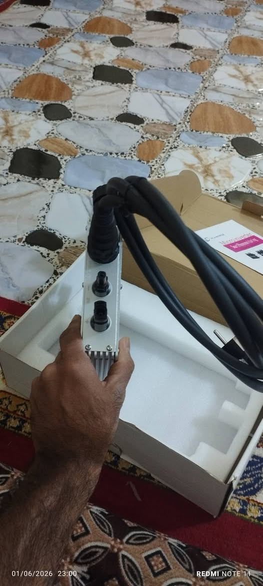 السلام عليكم انفيتر MPPT طاقه شمسيه ذكي ينربط عليه واي فاي برنامج موجود بالكتلوك سعته 800 جديد فتح كارتونه الي يفيده يكتب السعر وبالعافيه عليه وهذه مواصفاته بالصور اسفل


**إذا كنت صاحب هذا الإعلان وتريد حذفه لأي سبب، رجاءا أرسل رسالة إلى الدعم الفني**