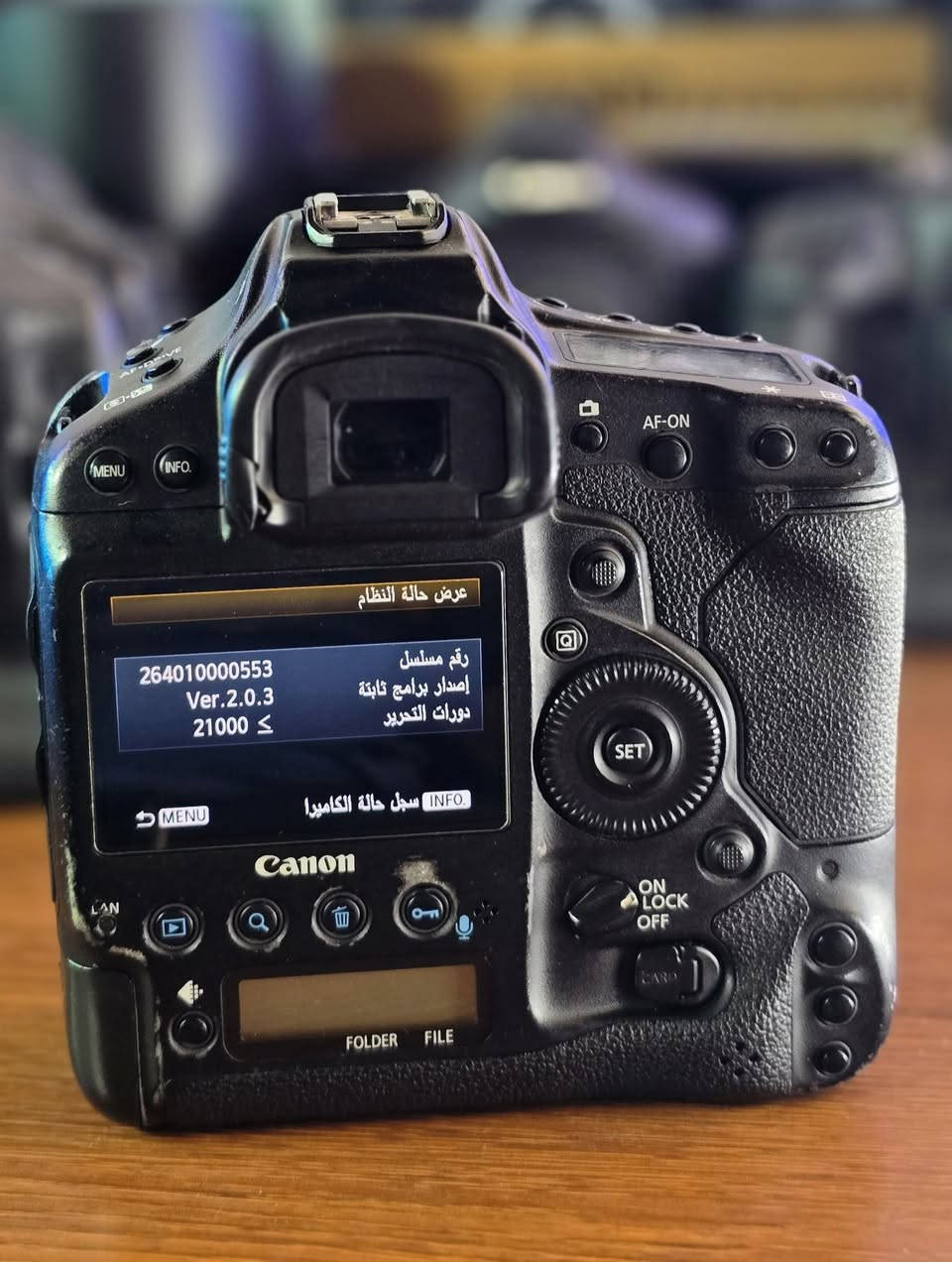 📸 توفرت كاميرا 
وحش فول فريم وتصوير سريع 
Canon 1DX
فول فريم ✅️
18 ميگابكسل ✅️
تصوير متتابع سريع 12 فريم بالثانية ✅️
فيديو Full HD 1080p ✅️
فوكَس اوتو احترافي 61 نقطة ✅️
بدي قوي مقاوم للظروف ✅️
شتر قليل  21k✅️
ضمان ✅️
حقيبة ✅️
حزام ✅️
بطارية اصلية ✅️
شاحنة اصلية ✅️
💰 السعر: مليون و250 ألف
أسعار مميزة 🔥 وعروض مستمرة على تشكيلة من الكاميرات، العدسات، والملحقات 🎥🎯
🚚 توصيل متاح لكل محافظات العراق
📩 للحجز والاستفسار
راسلنا عالخاص أو واتساب
📞 ***********
