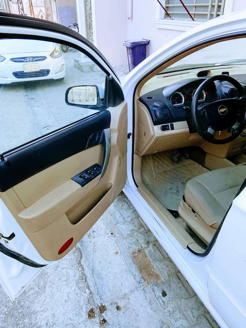 شوفرليت افيو 
موديل 2009
لون ابيض المرغوب
محرك مفتوح المرغوب 1400
رقم نجف بأسمي
شرط مداور ثاني يوم
السيارة خير من الله محرك وگير 
وحدادية و گشر و دواخل والباقي
 شوف العين وحسب القناعة والرغبة
افحص و گلب و اطلع تراي
 و اقتنع يالله تشتري
سعرها 68 و بيها مجال للشراي
مكاني كوفة حي كندة راسلني
 واتساب ارسلك الموقع وتدلل 
*********** النجف, العراق
