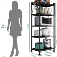 رفوف مطبخ  حديد ٥ طبقات متعددة الاستخدامات  السعر 30 الف للحجز مراسلة ...