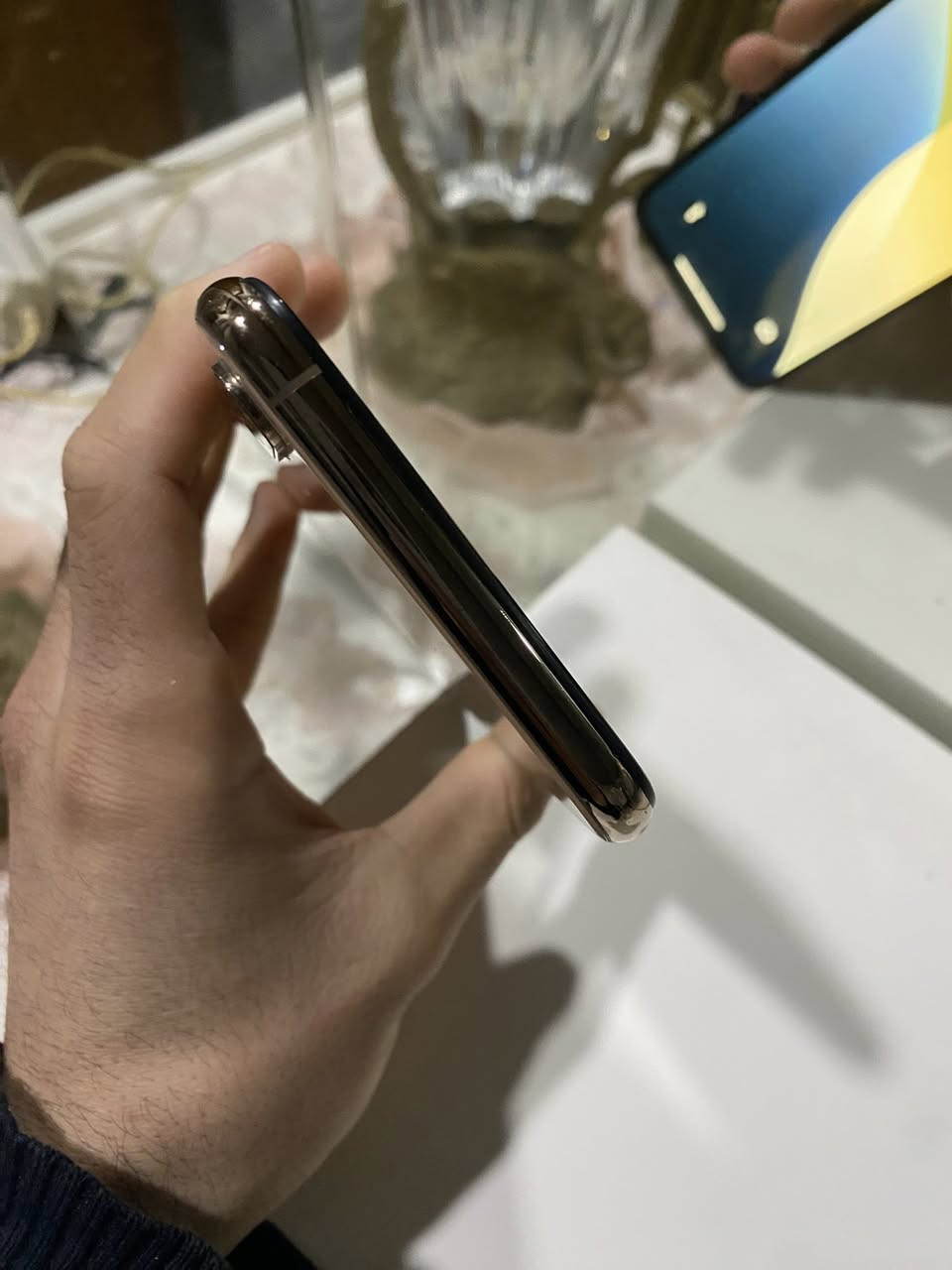 السلام عليكم
أيفون x s max للبيع 

ذاكره 64 
تك سيم 
بطاريه 77 اصليه 
الجهاز شاشه مبدله وضهر مكسور فقط 
فيس إيدي شغال 

سعره 165 ألف


**إذا كنت صاحب هذا الإعلان وتريد حذفه لأي سبب، رجاءا أرسل رسالة إلى الدعم الفني**