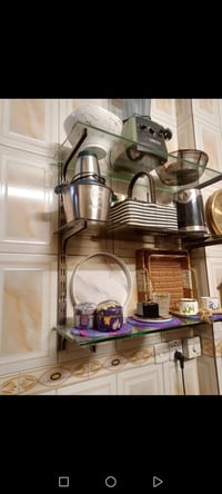 رفوف جام • حديد • ٧٥×٢٥سم