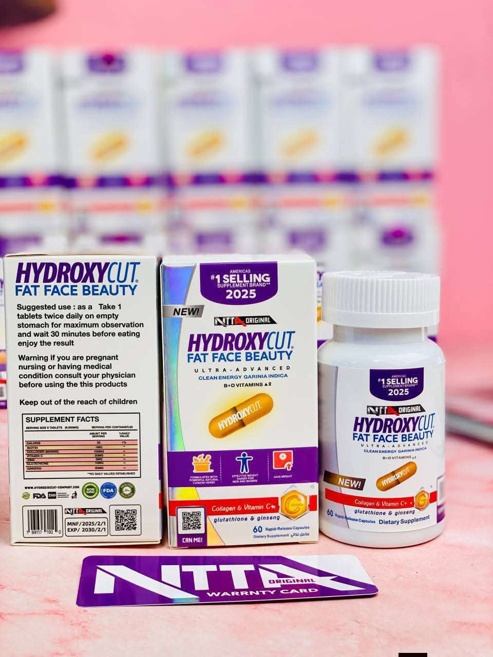 المسمن_الثوري ✨ من شركة هايدروكسي كت الامريكية
مسمن_وجه ♥️ HYDROXYCUT FAT FACE BEAUTY
1️⃣ مسمن هايدروكسي يحتوي على مجموعة من الفيتامينات 
((فيتامين collagen,C,  biotin,Ginseng))  
التي له القدرة الفعالة في اختراق طبقات الجلد والقيام بمهمة تسمين الوجه و توهج البشرة و إعطائها مظهر أكثر شباباً في وقت قصير لأنه يحارب علامات التقدم في السن و يمنح البشرة اللون الوردي كما يحفظ إنتاج الكولاجين في البشرة و هو المسئول عن ليونة البشرة و ترطيبها
2️⃣يعزز من إنتاج الكولاجين، مما يقلل من الخطوط الرفيعة ويسرع من إلتئام الجروح، ويمنع ترهل الجلد.

3️⃣يعالج فرط التصبغ الناجم عن بقع التقدم في السن والشمس، وندبات حب الشباب والكلف للحصول على بشرة أكثر إشراقاً.
# يحتوي على _60 كبسوله
طريقة الاستخدام 💕
كبسولتين في اليوم قبل الوجبات الرئيسية  بربع ساعة

المنشأ امريكي 🇺🇸 💯
🚘يوجد خدمة توصيل لجميع محافظات العراق ٤ الاف🚘


**إذا كنت صاحب هذا الإعلان وتريد حذفه لأي سبب، رجاءا أرسل رسالة إلى الدعم الفني**