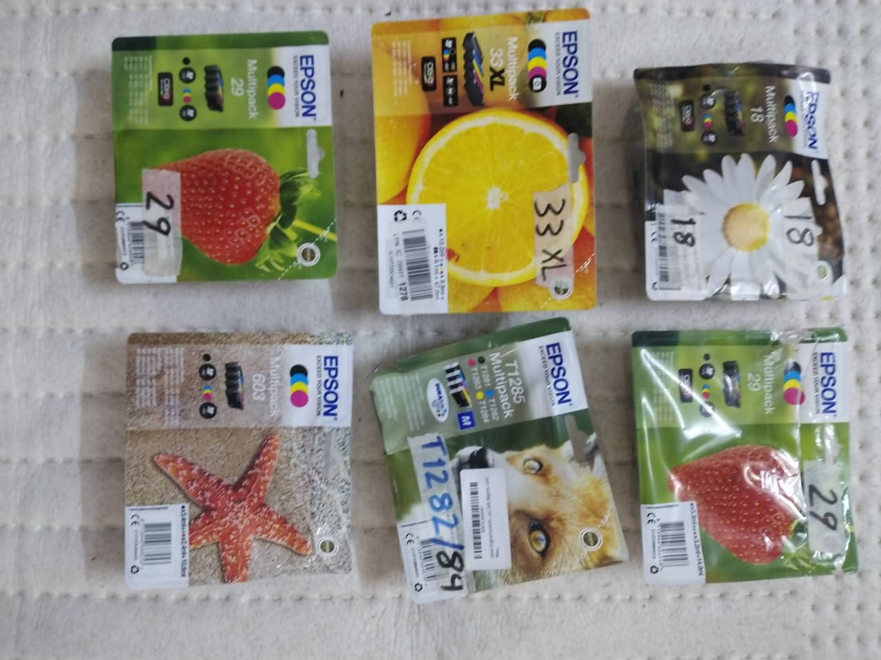 للبيع /كاترجات متنوعه..افتح الصور وشوف الي تحتاجه... وبسعر الجمله


**إذا كنت صاحب هذا الإعلان وتريد حذفه لأي سبب، رجاءا أرسل رسالة إلى الدعم الفني**