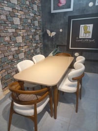 سفرة وبوفيه • طربيزه ١٧٠×٨٠ • زان احمر