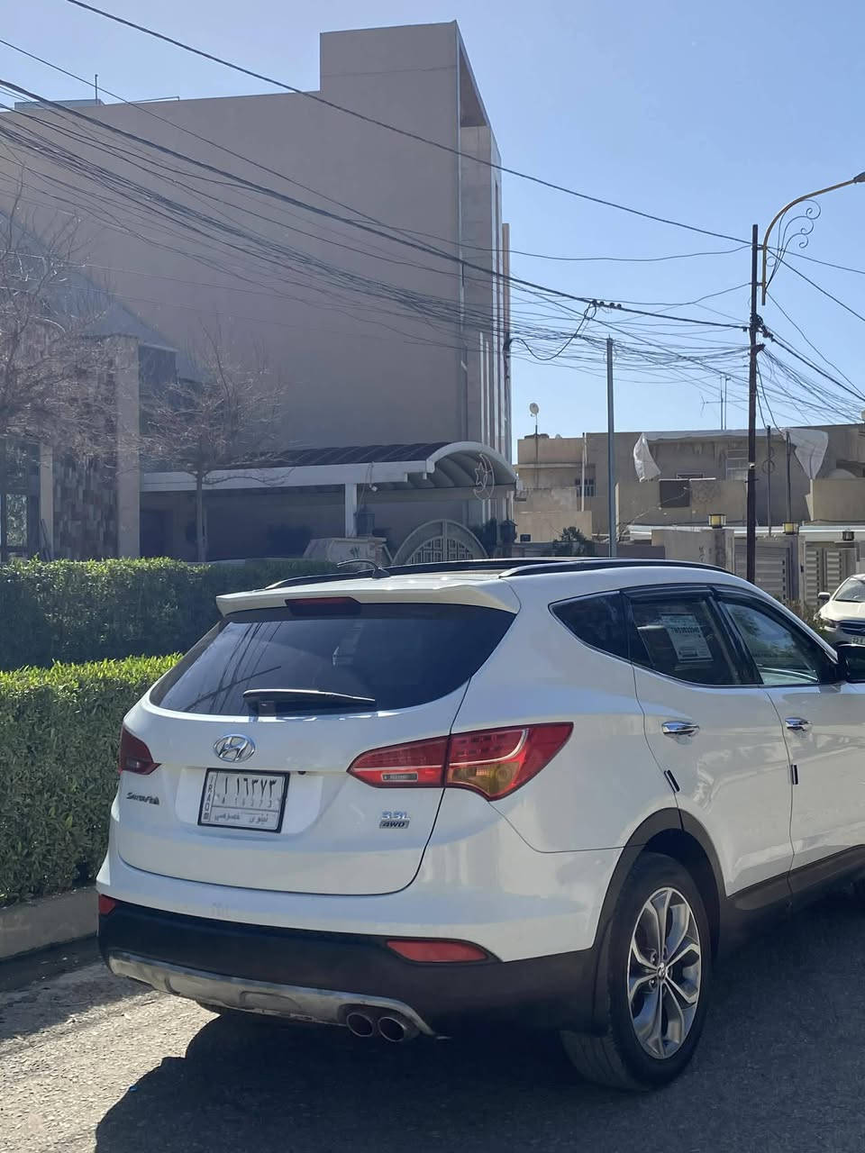 سنتافي خليجي  موديل 2013  فول مواصفات عدا البصمه بانوراما رقم نينوى شرط التحويل والوكاله..حجم المحرك 3500 شاشه كبيره وكامره جامات كهرب تحكمات استيرن جهتين حساسات خلفي..كشن كهرب..كشنات جلد..سبعه راكب..ويل كب كروم..حاكيه بلوتوث..اربعه دسك..نظام اي بي اس..تبريد لمس..بيها صبغ جاملو الامامي بدون اي داخل بشرط...السعر 155 العنوان موصل الايسر حي المزارع طريق دوميز مدخل جامع القادر مقابل مستشفى السلام...***********    ***********
