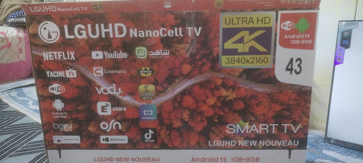 السلام عليكم بلازما حجم 43LG UHD جديده مامستخدمه بالكارتونه فول مواصفات اندرويد 16 تدعم جميع البرامج القنوات الستلايت بدون صحن على نت قنوات بين سبورت المشفره..بغداد مدينة الصدر السعر 190


**إذا كنت صاحب هذا الإعلان وتريد حذفه لأي سبب، رجاءا أرسل رسالة إلى الدعم الفني**