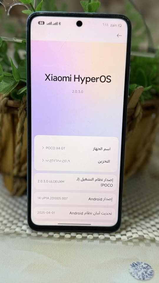 بوكو x4GT/بدون ملحقات
ذاكره 256/رام8+8
بطاريه 5080
معالج دايمن ستي 8100/ببجي120فريم
معدل تحديث شاشه 144هرتز
دبل بصمه 
دبل صوت 
دبل خط
جهاز مكفول من العطل وتصليح 
للبيع سعر 190وبي مجال قليل 
شراي يتصل ***********
مكاني كوووت

