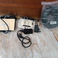 راوترين • ملحقات شغالة • كيبل ٣٠م جديد