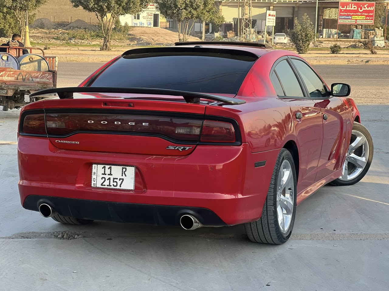 2014. Rtmax 5700.
بصمه فتحه شاشه كامره رادار امامي وجانبي. 
مري قلاب هيتر. رادار  كلاصات تدفئه تبريد  
كشنات امامي وخلفي تدفئه تبريد 
كشنات كهرباء ذاكره  وباقي المواصفات المعروفه 
عليه كت Srt كامل.     بدون ايرباك.    عداد 93mi
امريكا. دور جاملغ خلفي وباب بالعراق صبغ جاملغ امامي 
مكينه كير حداديه تبريد كهربائيات كله جاهز. اكزوز كاتم بلادي 
السعر.   155.  وبي مجال وبخدمتك بيع او مراوس مكاني بابل
***********. ***********
