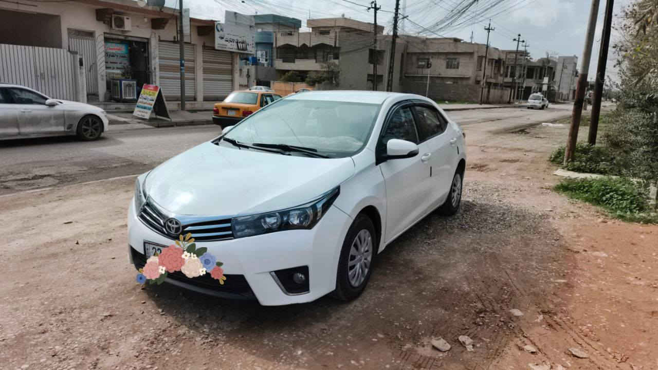 السلام عليكم
#للبيع / السعر 115 

كورلا موديل 2015 خليجي محرك 16 گير اتوماتيك+ عادي تبريد + تدفئه تايرات زوج جدد و زوج نص عمر طخم امامي خلفي جديد استرن قبل أسبوع بدلتو مال گصه اناره كالمه لايتات عالي زينون ضررها كم قطعه طخات مو دعم اني انطيك صبغ حزام الضرر موضح بالصور+ سونر رقم مصطره الجديد تحويل مباشر عليها غرامه 100 الف تنزل من السعر 
للاستفسار/ ***********
