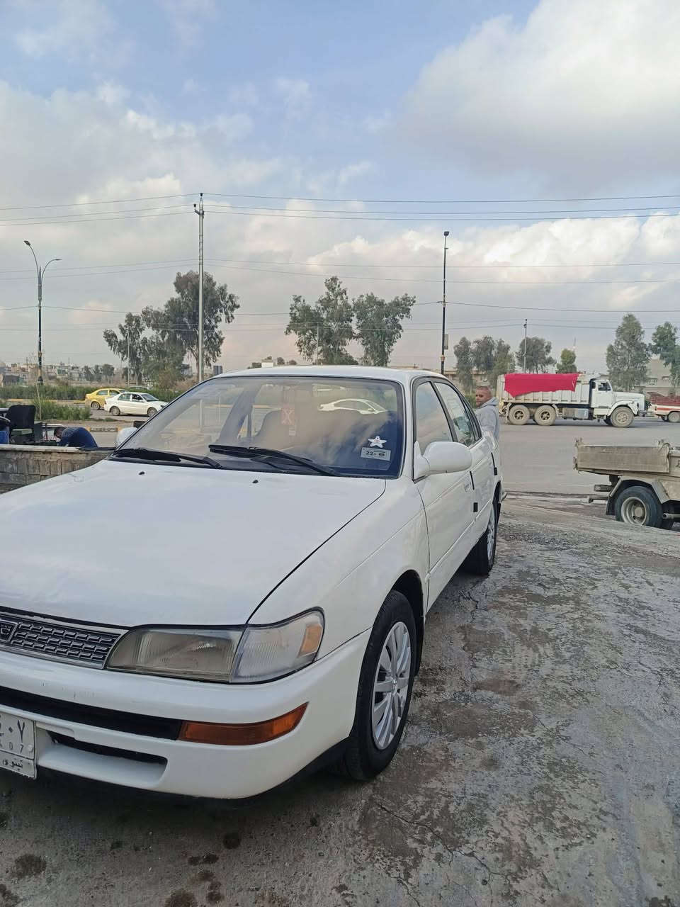 للبيع كورلا موديل (1995) محرك حجم (16) بي صرف والكير شرط سياره جاهزه (كابون بانزين) صبغ بيها تصليحات شرط بدون دواخل وبدون ضرر كير توماتيك جامات كهرب أستيرن بور السعر (55) وبيها مجال للاستفسار (***********)
