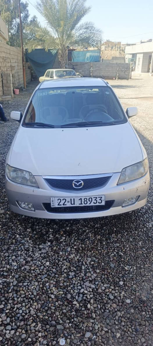 اسلام عليكم
سياره نوع مازدا 
2003 مرقوب 
تدفئه تبريد 
داخل جديد كامل 
مسجل 
سماعات 
گيجات فول 
رقم جديد 
السياره مصبوقه جماليه 
لايتات عالي + ناصي + ضباب 
كلها شغاله + اشاير كلها شغاله رباعيه  
الاستفسار اكثر صاحب السياره /‏‪***********‬‏
