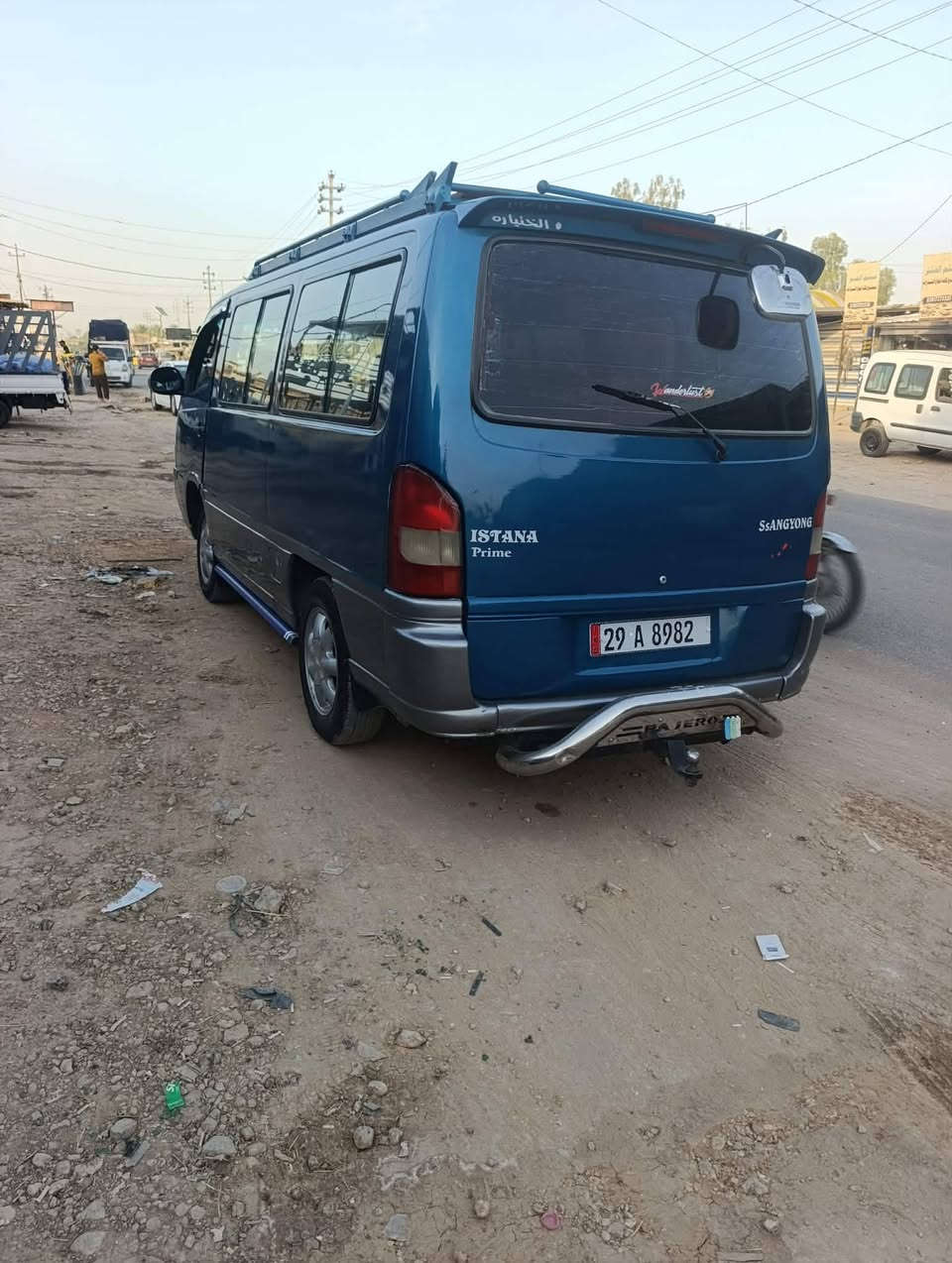 سياره ستانه مديل 96 رقم نكليزي بسمي مكينه كير حداديه تخم تاير كل جديد مكان بابل لاستفسار ***********
