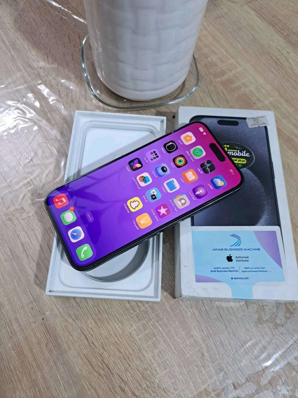 ايفون 15 برو ماكس بيع او مراوس بايفون  بطاريه 96 ذاكره 256 شرط هوا وحاسبه جهاز كله بلادي سعره 925 بي مجال ***********
