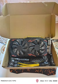 كرتات للبيع هنه شغالات وفاحصهن بس ابيع فحم شلعه سعرهن 135عدد 3قطع  Gtx...